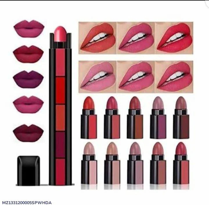 Hikari | Matte Finish 5 in 1 Lipstick | Buy 1 Get 1 Free