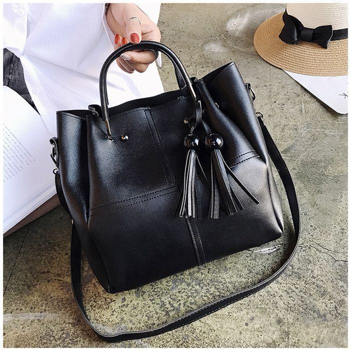 Women;s PU Leather plain Hand Bag Set