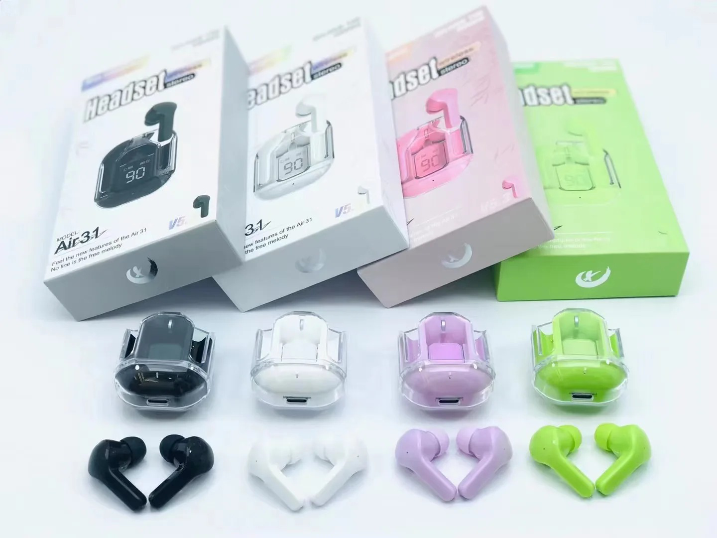 AIR 31 TWS TRANSPARENT EARBUDS