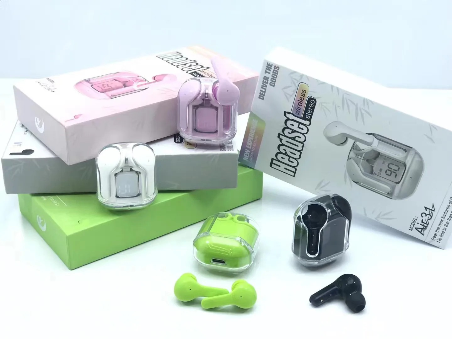 AIR 31 TWS TRANSPARENT EARBUDS