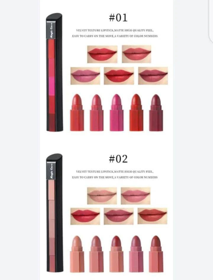 Hikari | Matte Finish 5 in 1 Lipstick | Buy 1 Get 1 Free