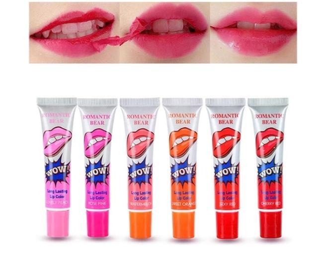 High Pigmented Peel Off Lip Gloss, Pack of 6
